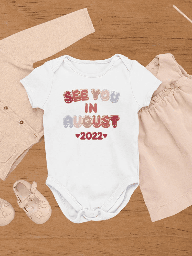 See You In Month Custom Bodysuit -Custom Designs