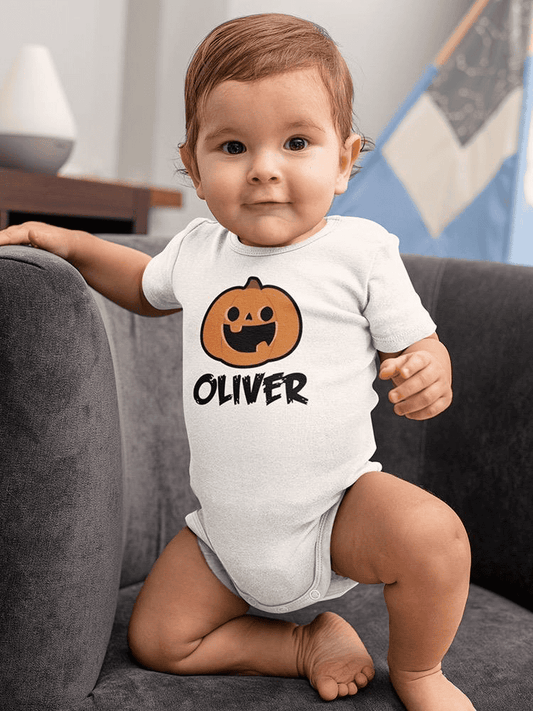 Pumpkin Patch™ Custom Name Bodysuit