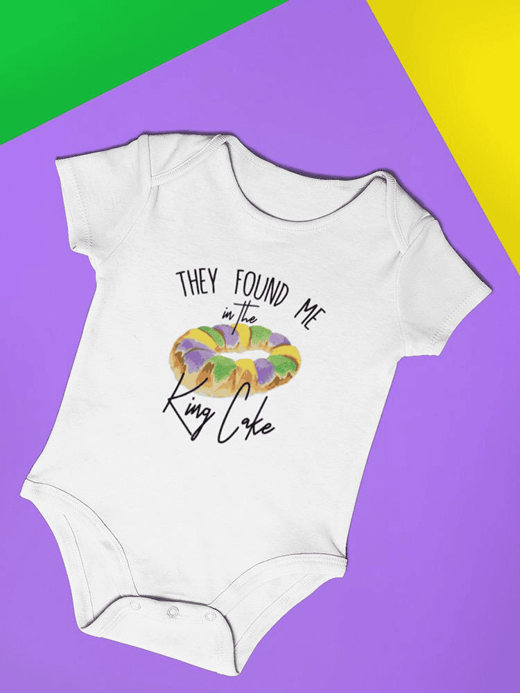 They Found Me In The Cake Bodysuit -SmartPrintsInk Designs