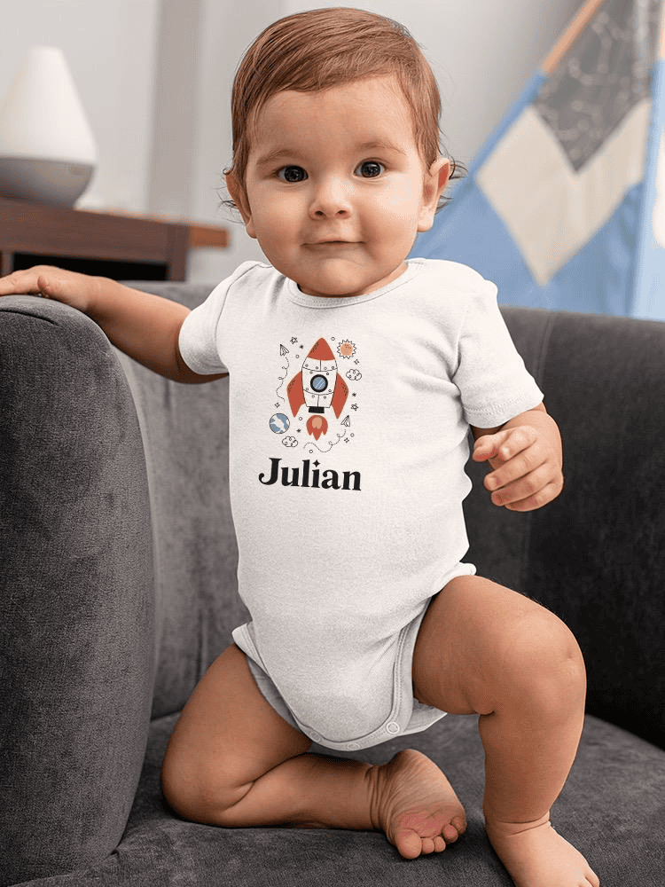 Rocket Custom Name Bodysuit -Custom Designs