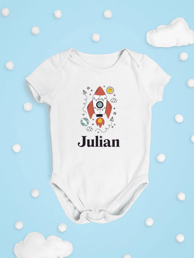 Rocket Custom Name Bodysuit -Custom Designs