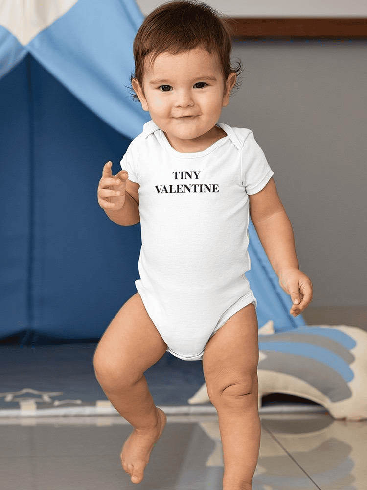 Tiny Valentine Bodysuit -SmartPrintsInk Designs