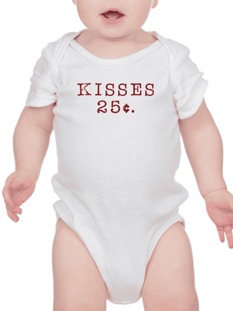 Kisses Are 25 Cents Bodysuit -SmartPrintsInk Designs