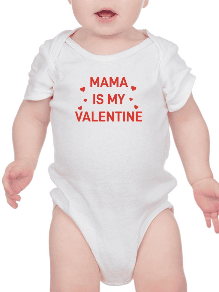 Mama Is My Valentine Bodysuit -SmartPrintsInk Designs