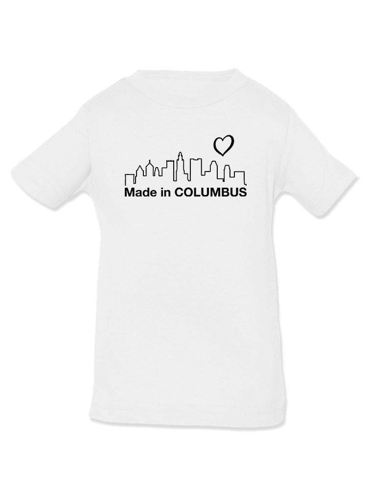 Made In Columbus. Landscape T-shirt -SmartPrintsInk Designs