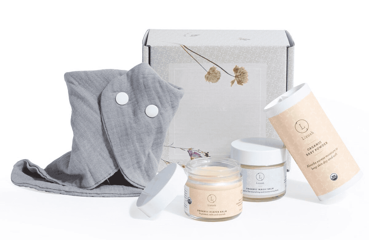 Organic new baby gift set - welcome little one!