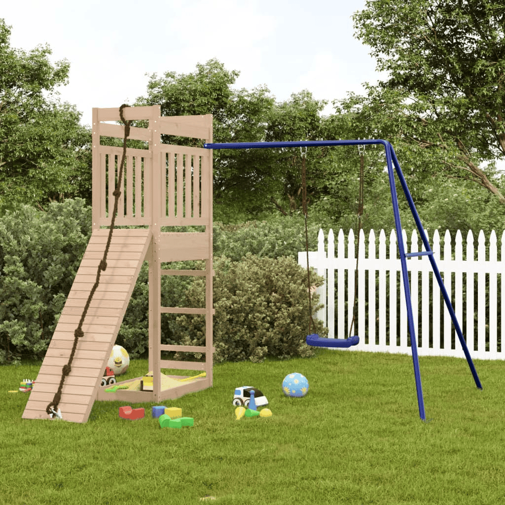 vidaXL Outdoor Playset Solid Wood Pine