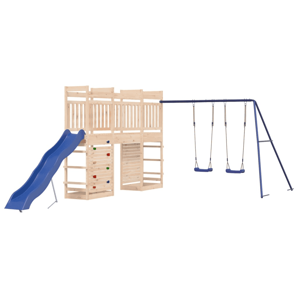 vidaXL Outdoor Playset Solid Wood Pine