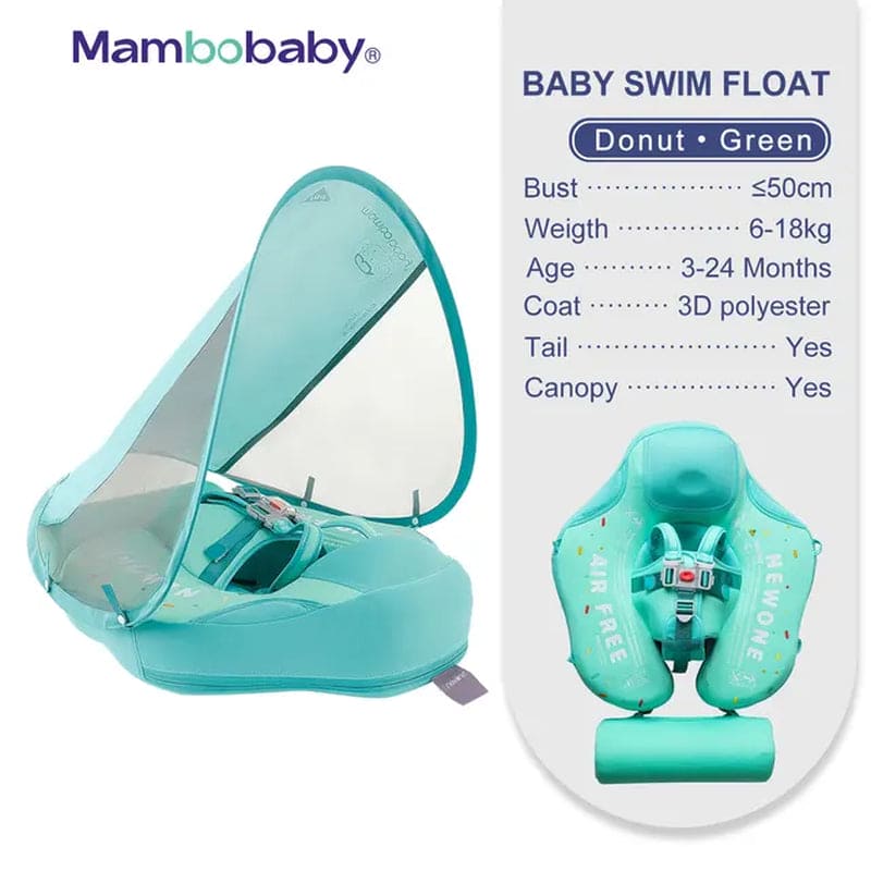 Float VIP 1 Dropshipping Non-Inflatable Baby Float with Canopy Waist Swimming Chest Floater Spa Buoy Trainer Supplier