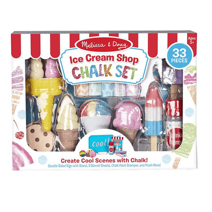 Ice Cream Shop Chalk Play Set