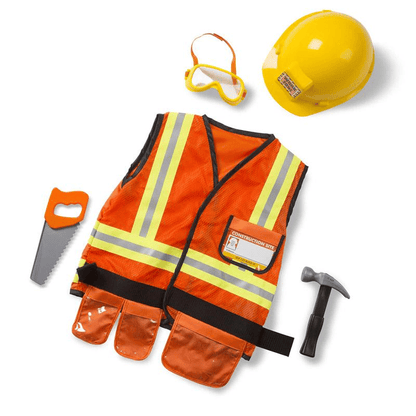 Construction Worker Role Play Costume Set