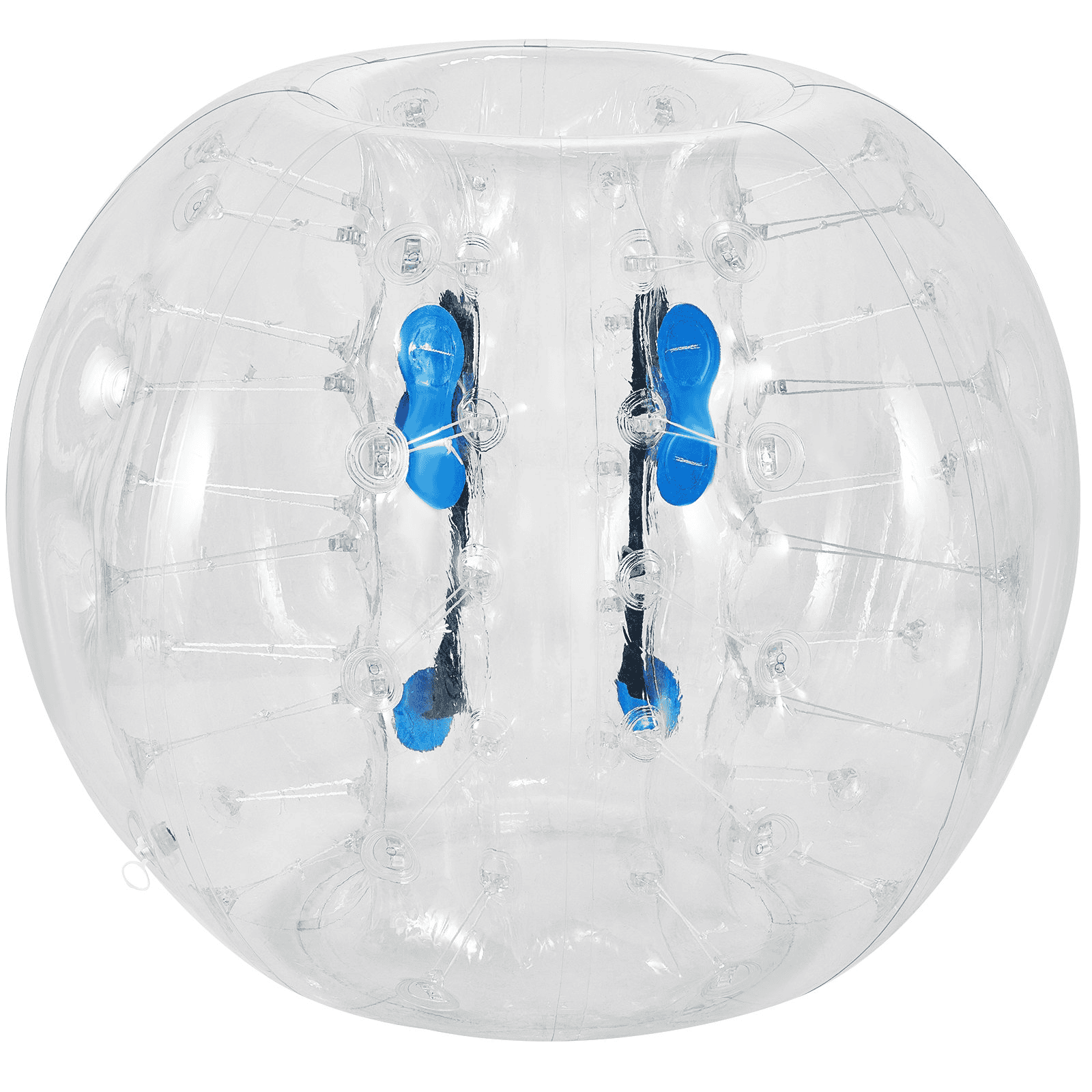 VEVOR 2PCS Inflatable Bumper Ball 4 FT / 1.2M Diameter, Bubble Soccer Ball, Blow It Up in 5 Min, Inflatable Zorb Ball for Adults or Children (4 FT, Transparent)