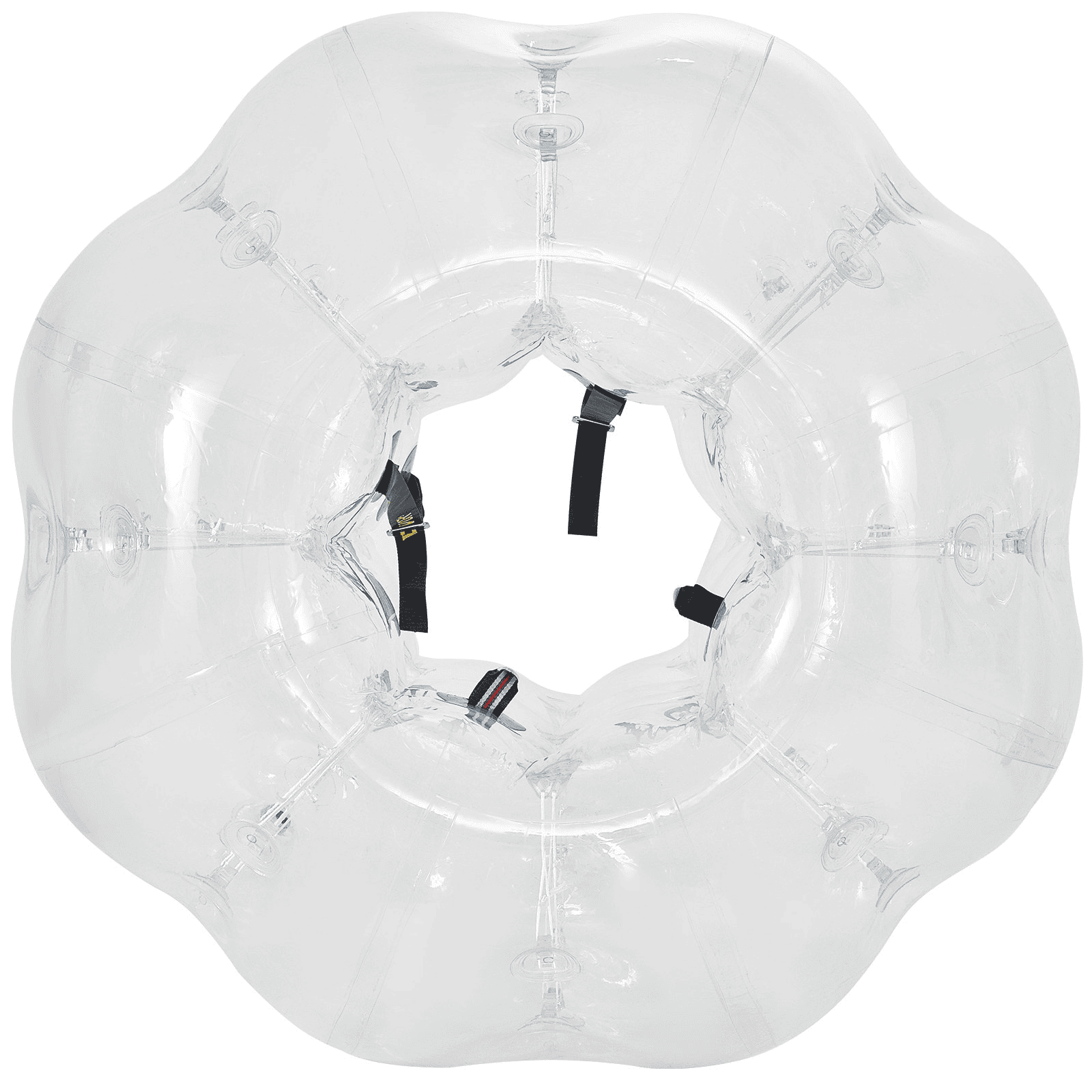 VEVOR 2PCS Inflatable Bumper Ball 4 FT / 1.2M Diameter, Bubble Soccer Ball, Blow It Up in 5 Min, Inflatable Zorb Ball for Adults or Children (4 FT, Transparent)