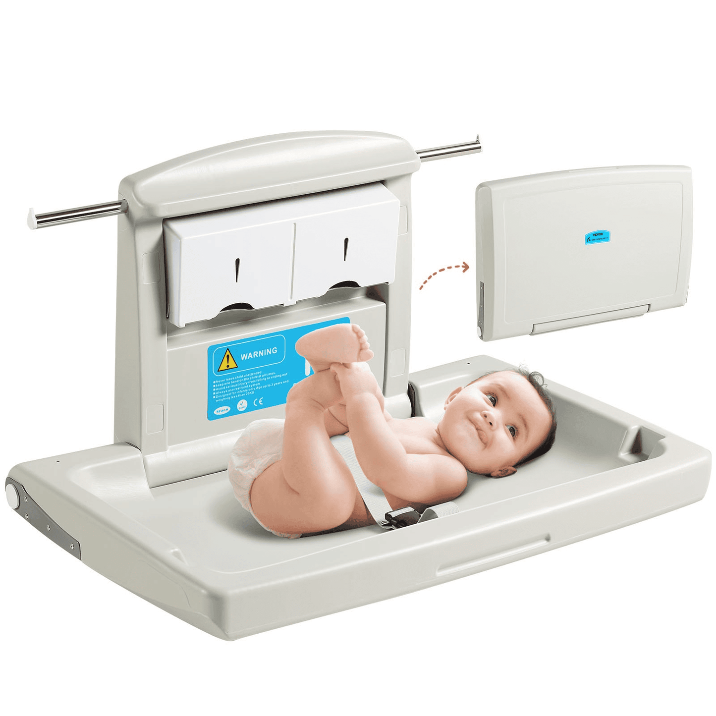 BabyGuard Wall-Mounted Changing Station™