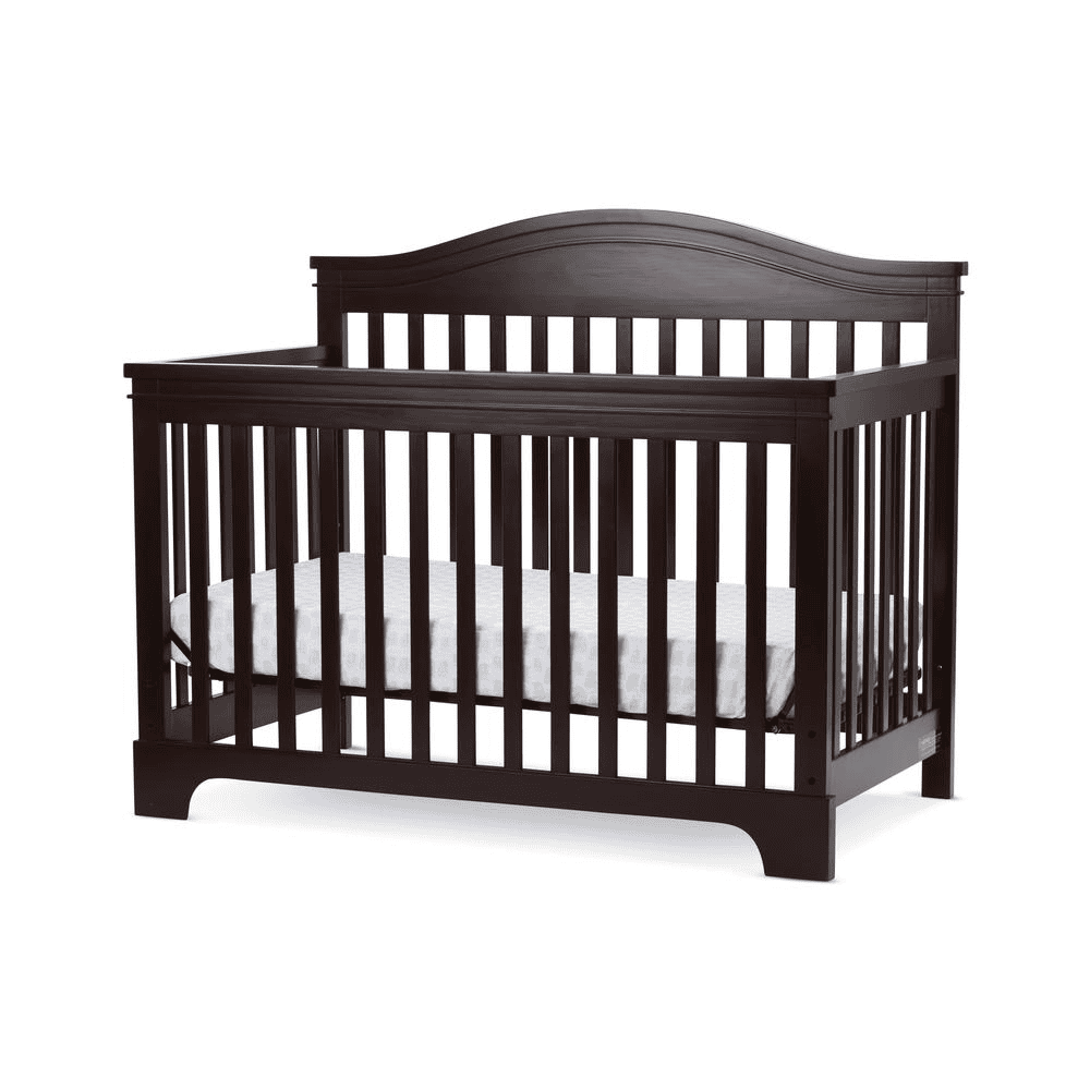 Solano Beach 4 in 1 Convertible Full Sized Wood Crib, Cherry