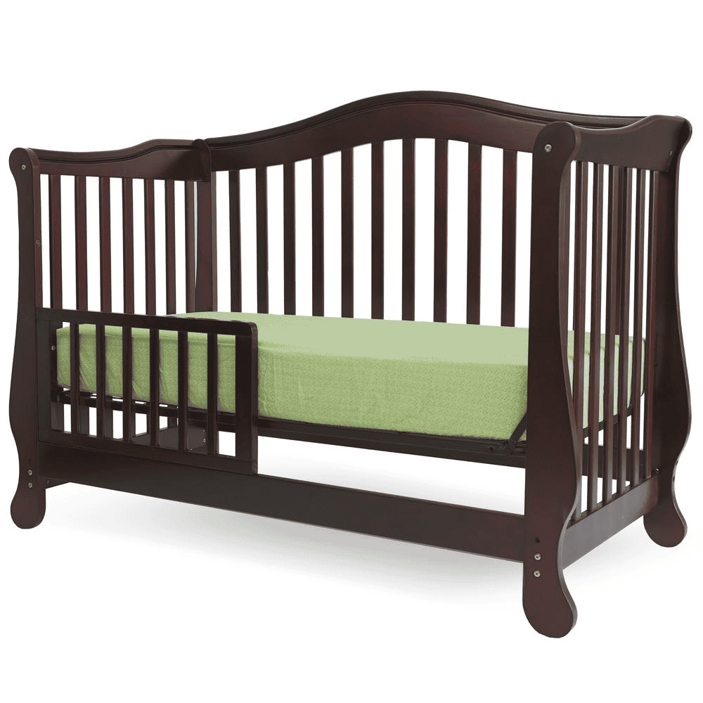 The Brentwood 4 in 1 Convertible Full Sized Wood Crib, Cherry