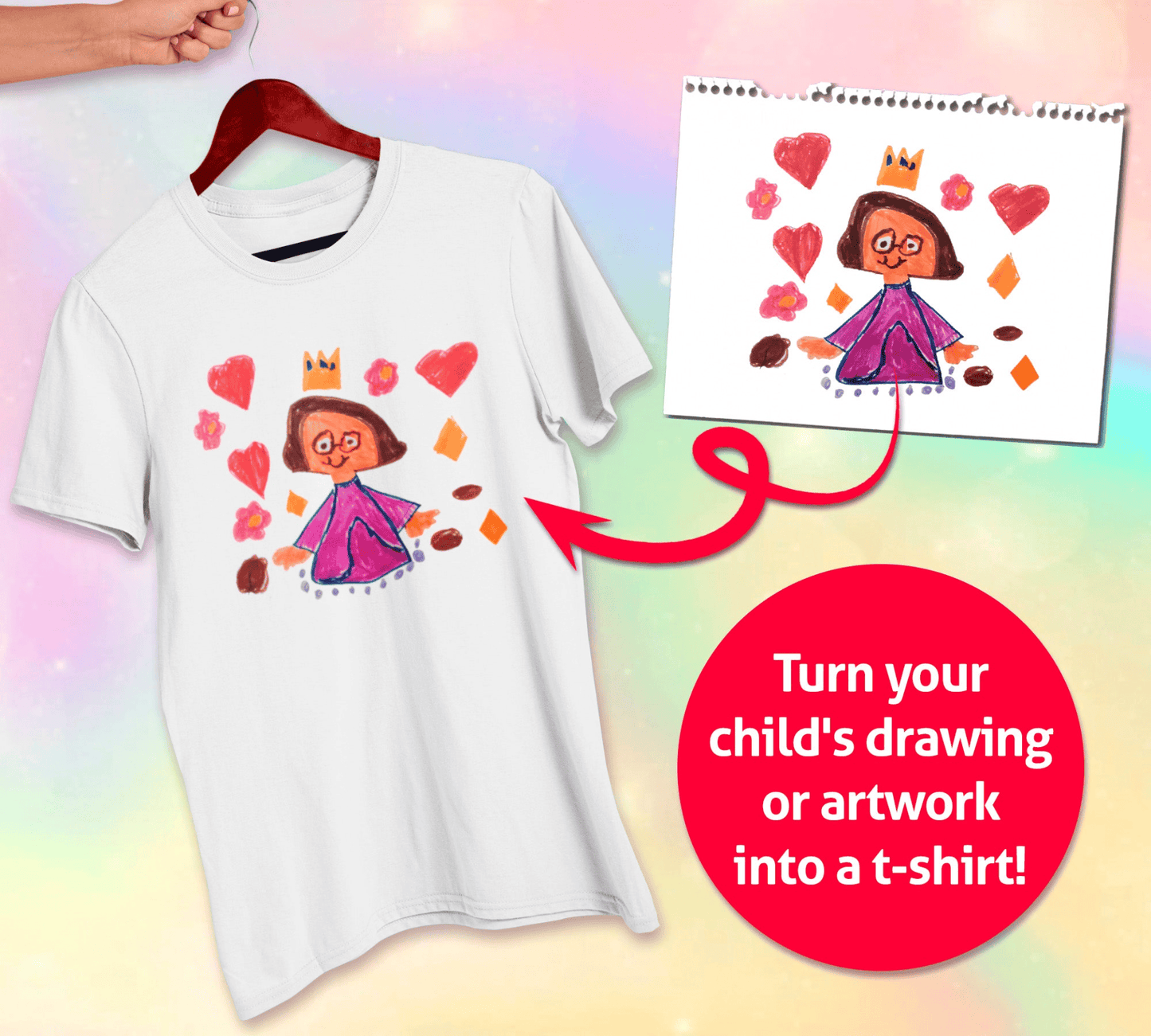 Introducing ArtWear™ - Customizable Children's Drawing Kid T-Shirt