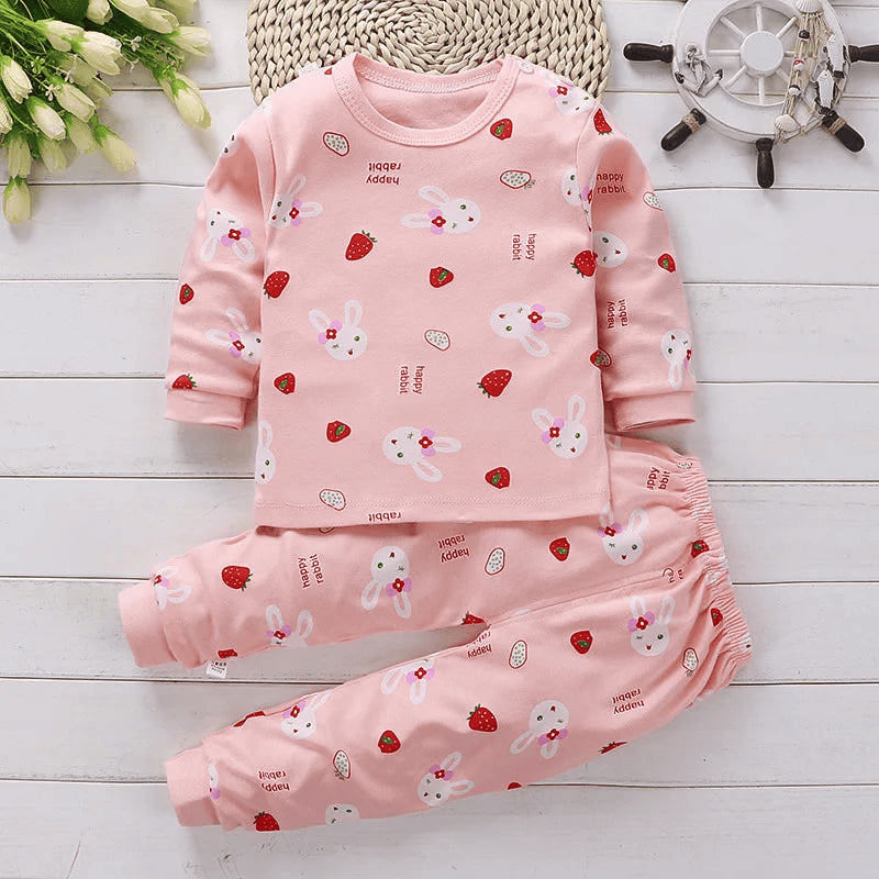 Two Piece Cotton Pajamas multivariant