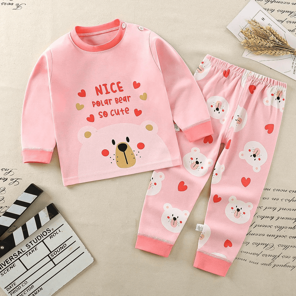 Two Piece Cotton Pajamas multivariant