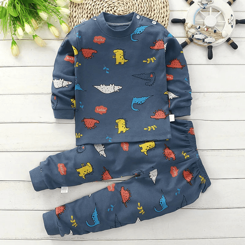 Two Piece Cotton Pajamas multivariant