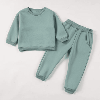 Pants and Sweatshirt Set in Cotton Multivariant