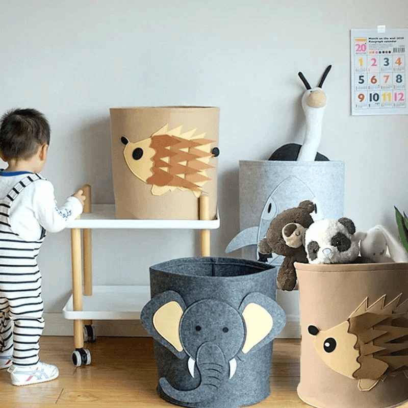 Storage Bin with Animals Multivariant