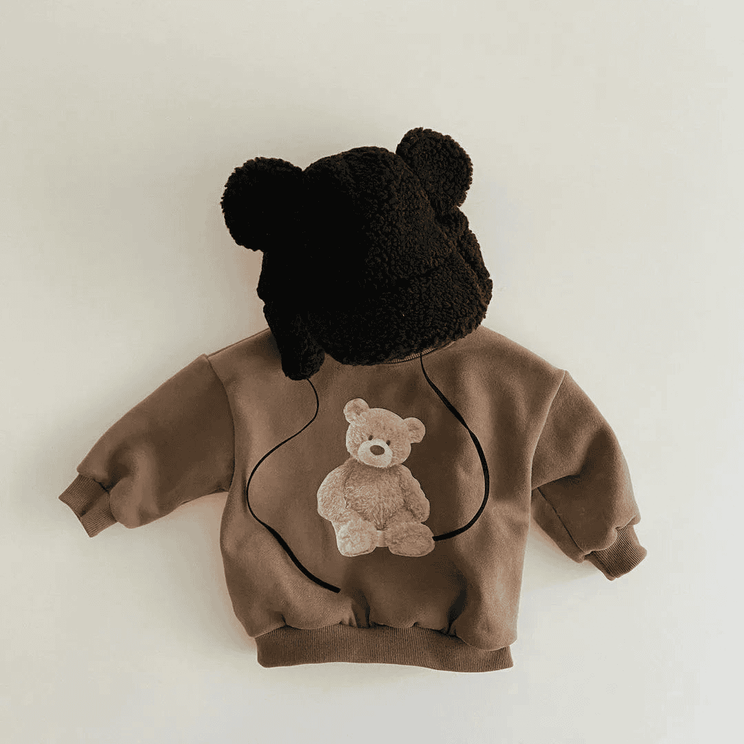 Sweatshirt with Teddy Bear for Children Multivariant