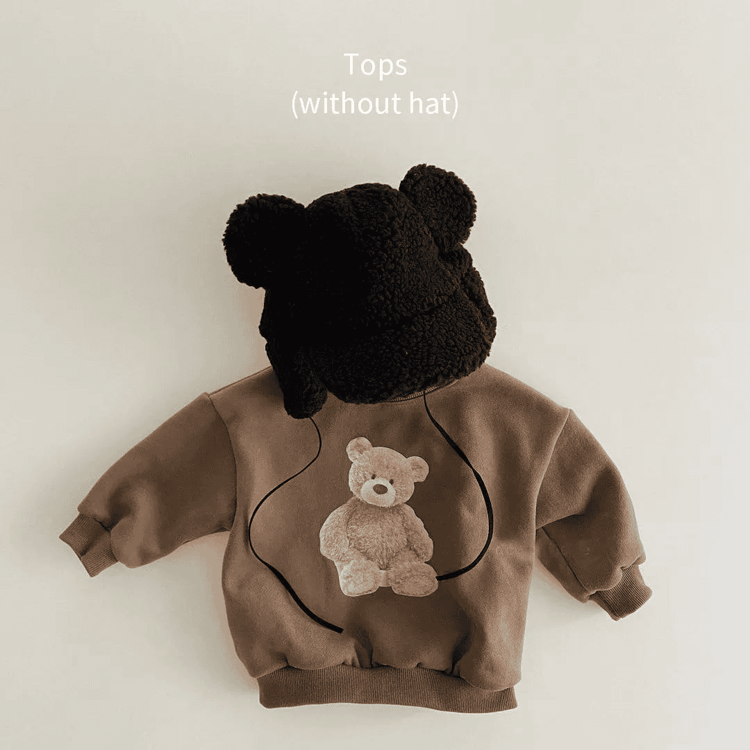 Sweatshirt with Teddy Bear for Children Multivariant