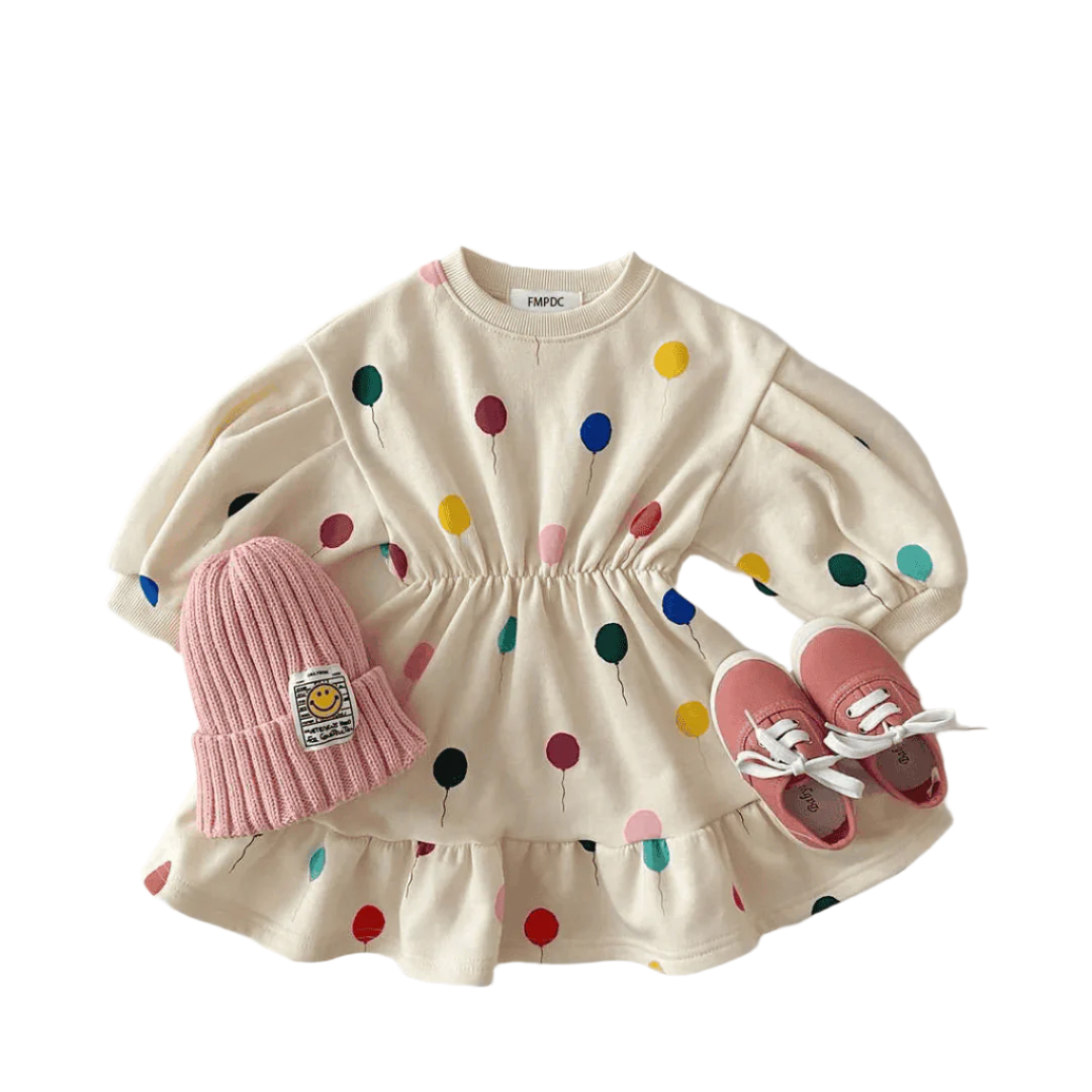 COTTON OUTFIT SET FOR CHILDREN | "Balloons" Multivariant