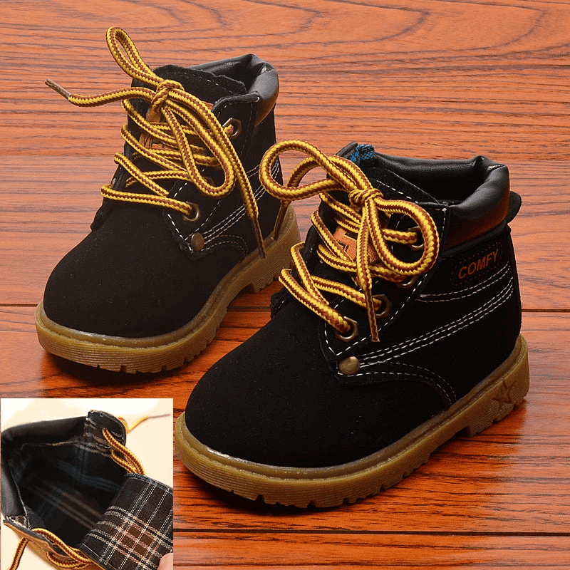 Lug-Soled Boots with Laces for Children Multivariant