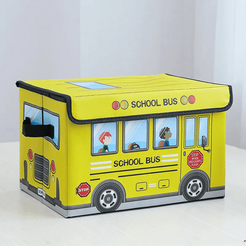 Storage Box with Lid "School Bus" Multivariant