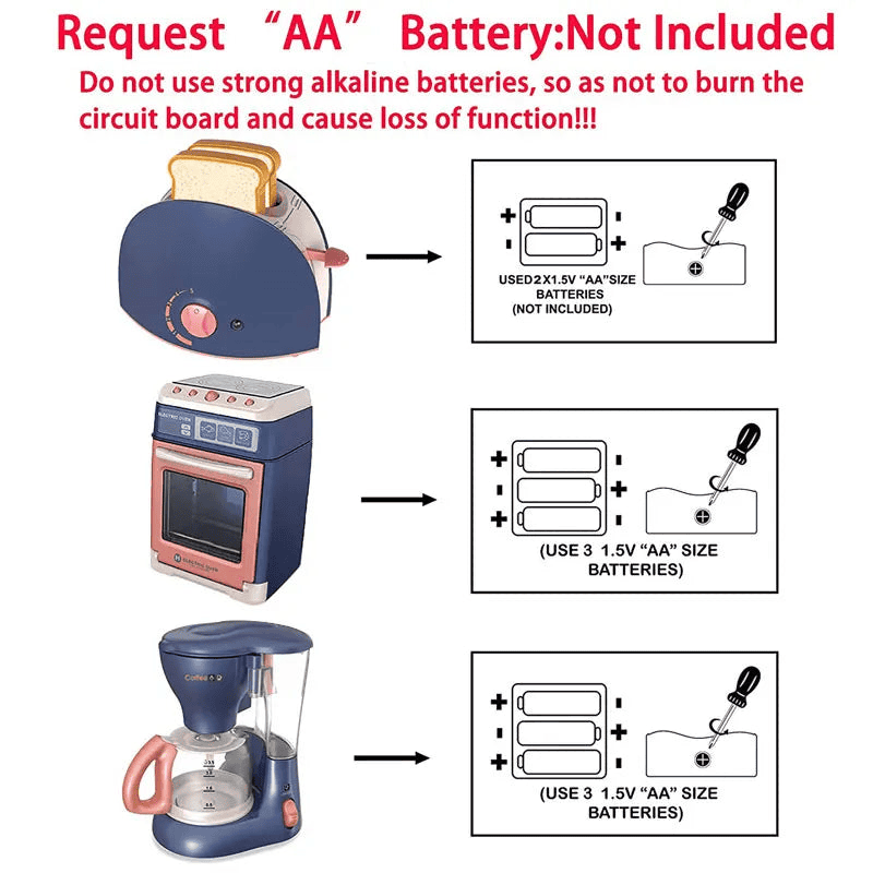 Mini Household Appliances Toy for Children Multivariant