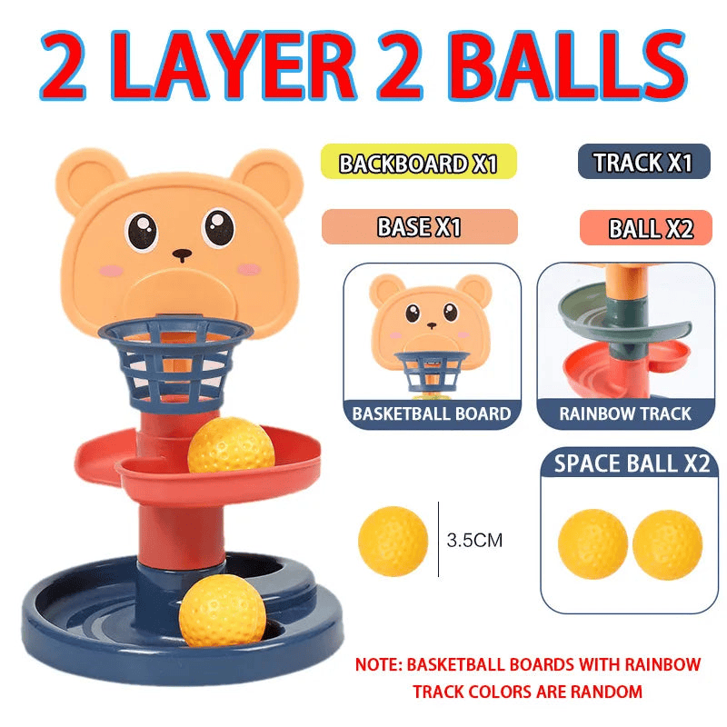 Rotating Toy Tower with Balls for Children Multivariant