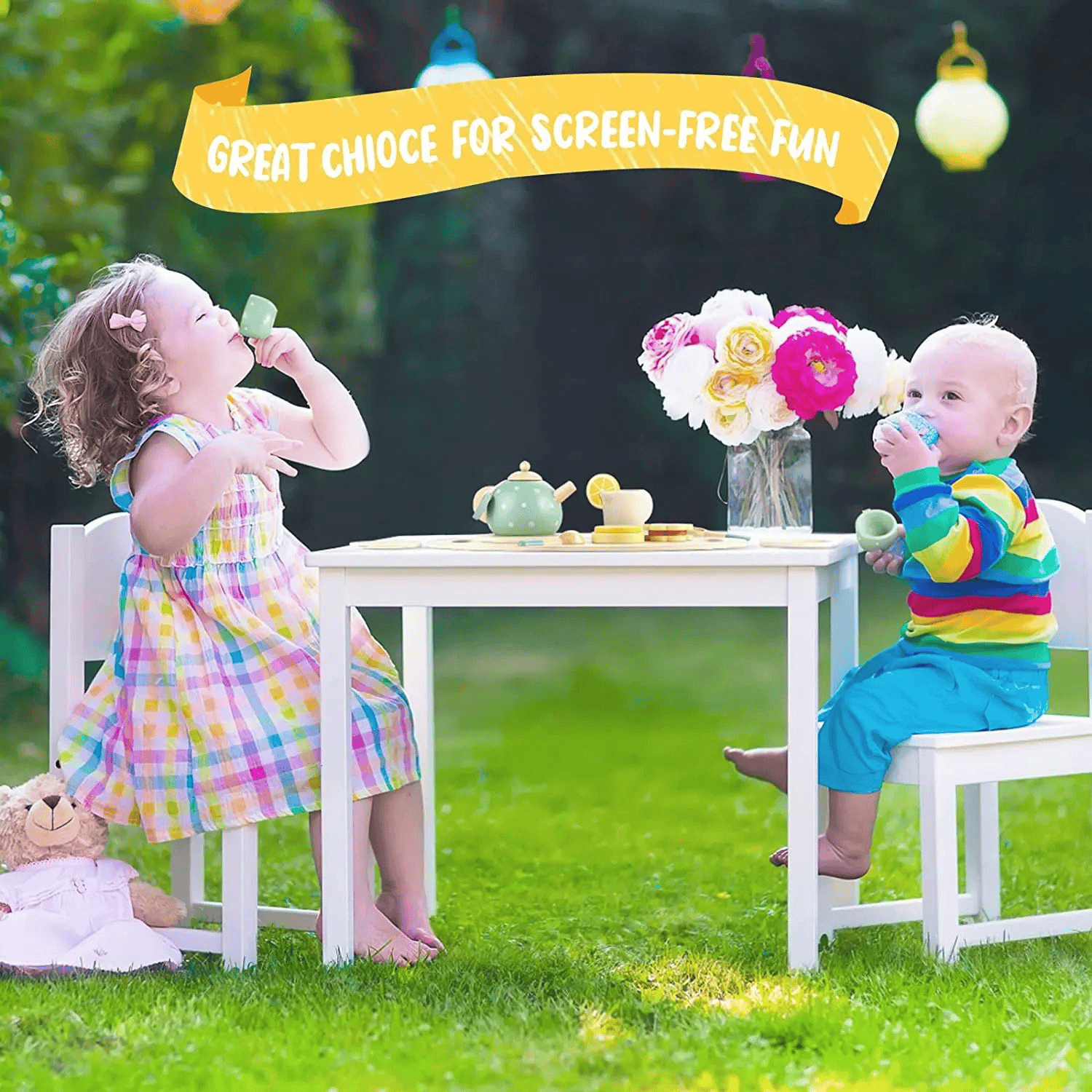 Tea Set with Cookies for Children