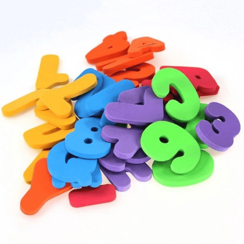 36-Pieces Set Letters and Numbers Bath Toy