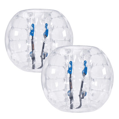 Inflatable Bumper Balls 2-Pack, 4FT/1.2M Body Sumo Zorb Balls for Teen, 0.8mm Thick PVC Human Hamster Bubble Balls for Outdoor Team Gaming Play, Bumper Bopper Toys for Garden, Yard, Park