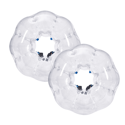 Inflatable Bumper Balls 2-Pack, 4FT/1.2M Body Sumo Zorb Balls for Teen, 0.8mm Thick PVC Human Hamster Bubble Balls for Outdoor Team Gaming Play, Bumper Bopper Toys for Garden, Yard, Park