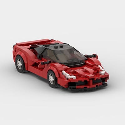 Speed into Learning: Supercar Sports Educational Building Block Toy