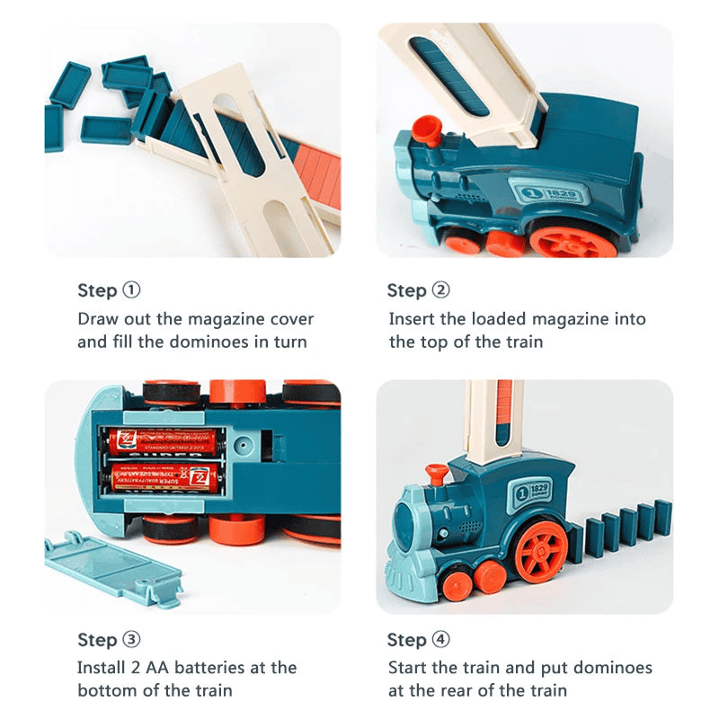 Toy Train "Domino Row" for Children