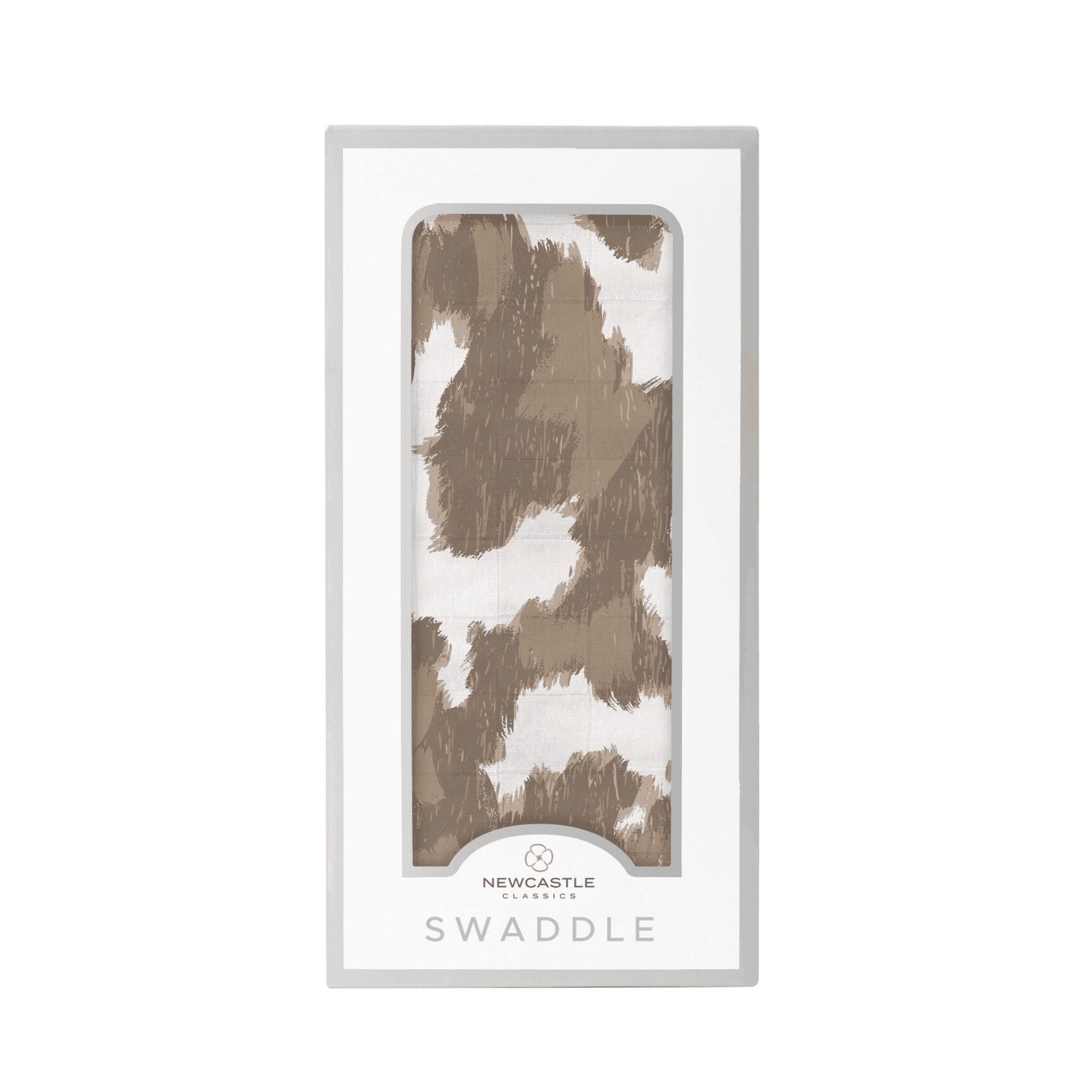 Yellowstone Cowhide Bamboo Swaddle