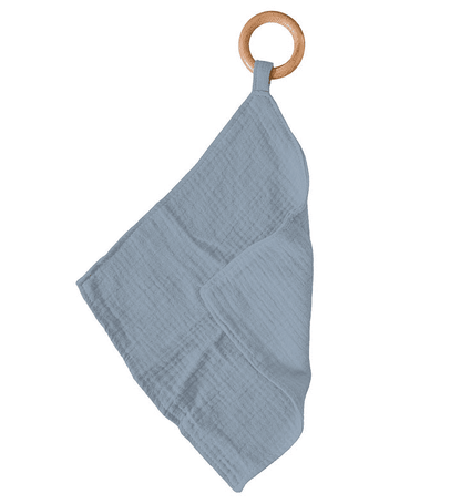 Blue Fog Cotton Newcastle Teether