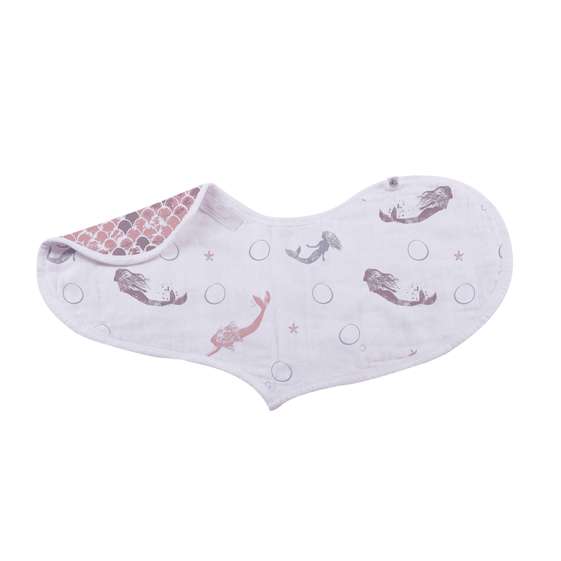 Under The Sea Bamboo Heart Bib 2PK