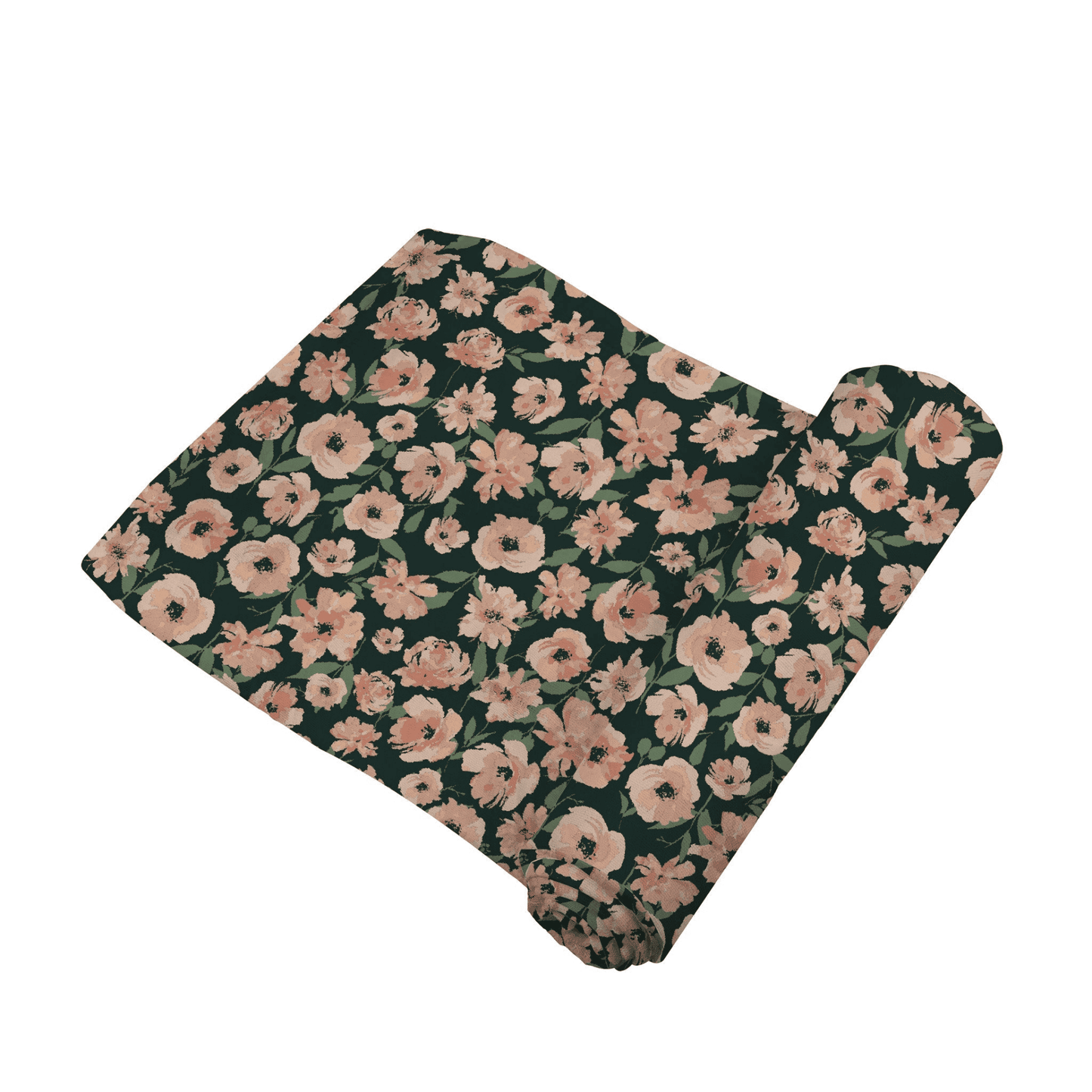 Canyon Sunset Flowers Bamboo Swaddle