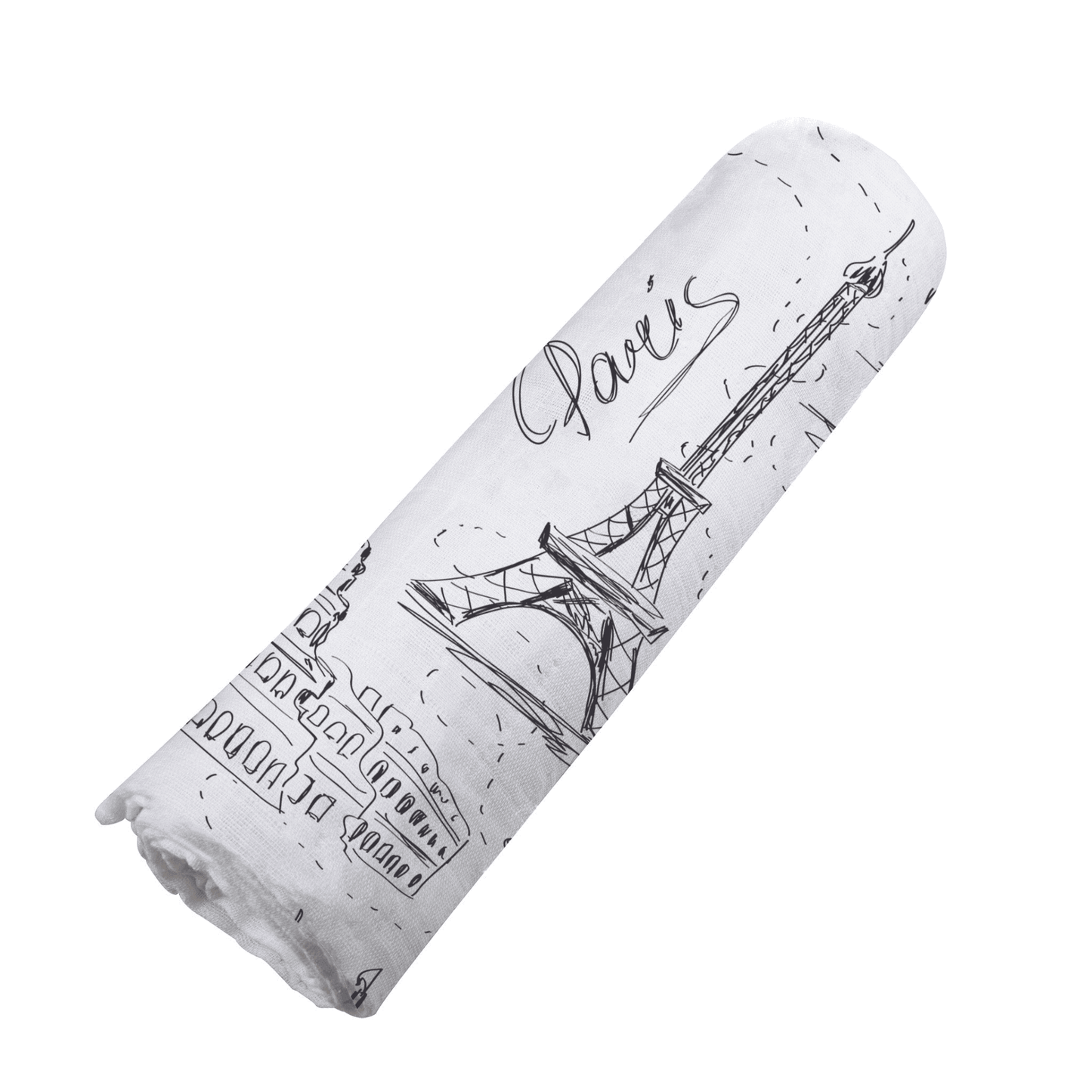 London, Paris, New York Bamboo Swaddle