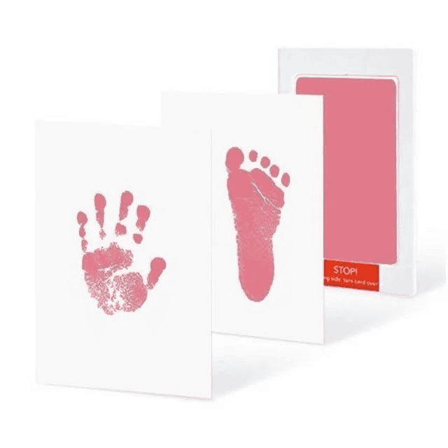 DIY Kit for Souvenir Feet/Handprints on white background Multivariant