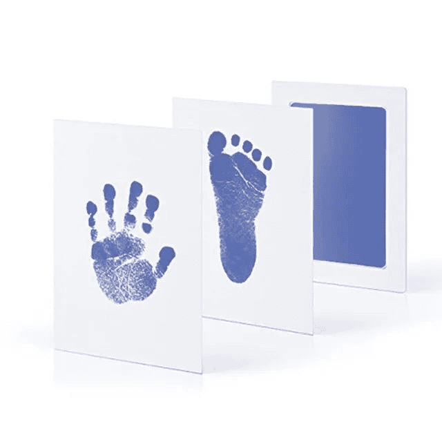 DIY Kit for Souvenir Feet/Handprints on white background Multivariant