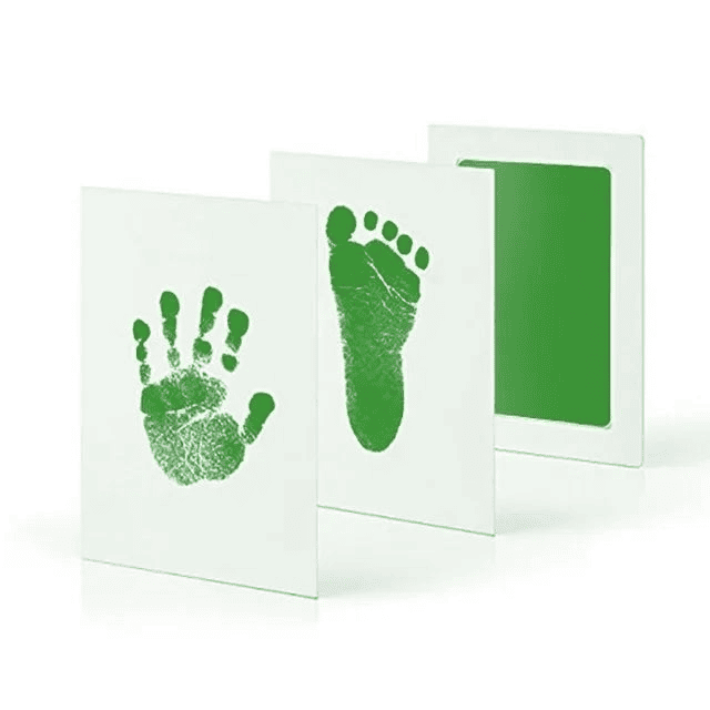 DIY Kit for Souvenir Feet/Handprints on white background Multivariant