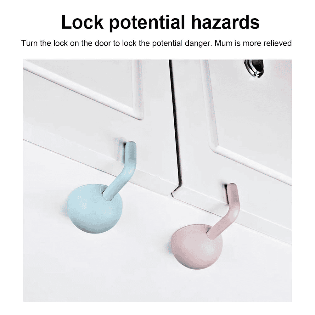 1-3 pcs Childproof Safety Hooks for Doors and Drawers Multivariant