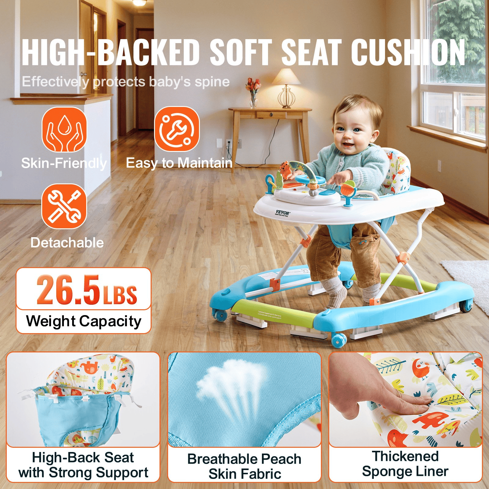 WonderWalker™: 4-in-1 Foldable Baby Activity Center