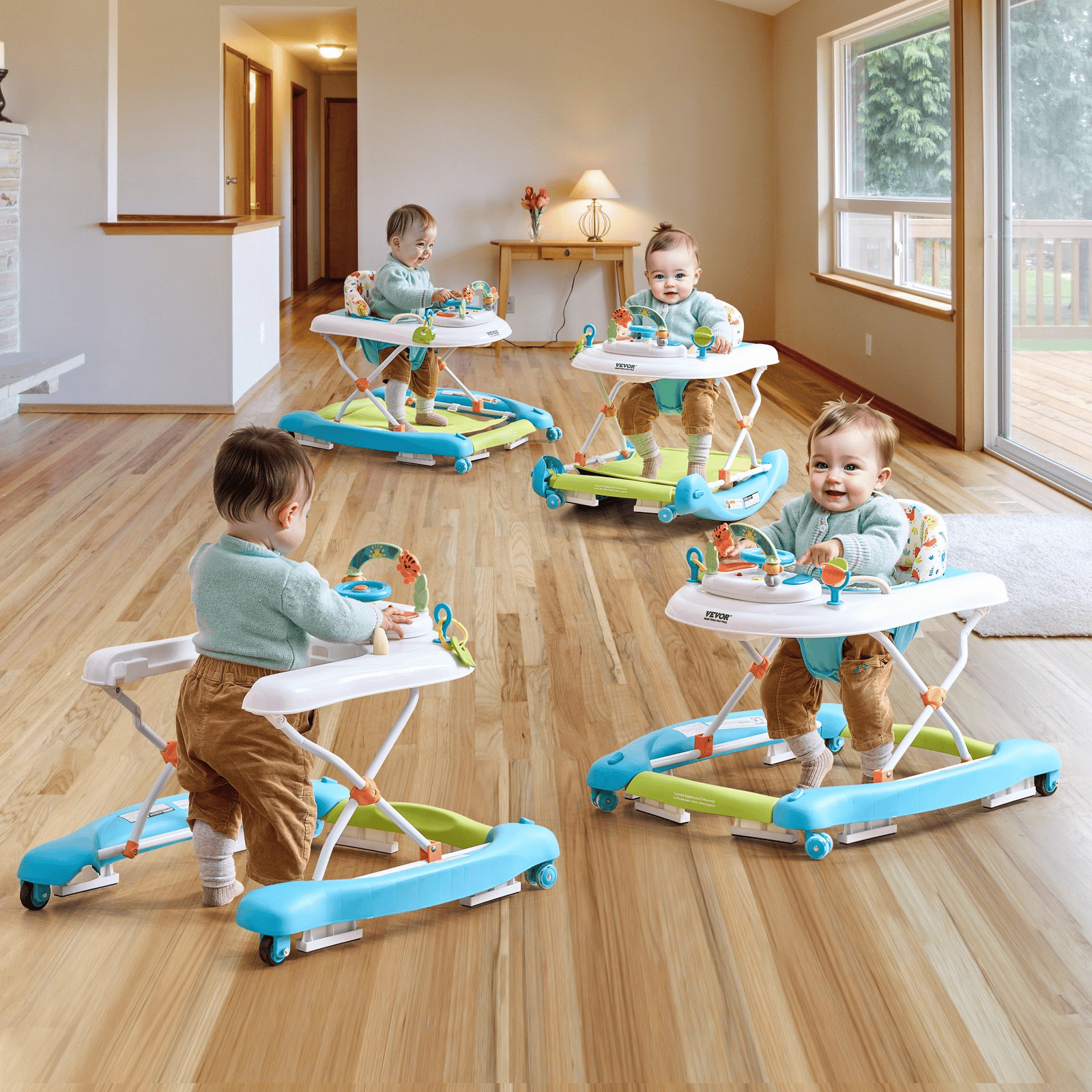 WonderWalker™: 4-in-1 Foldable Baby Activity Center